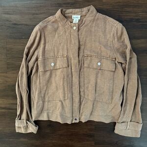 Nicole Miller New York Linen Blend Jacket Medium‎